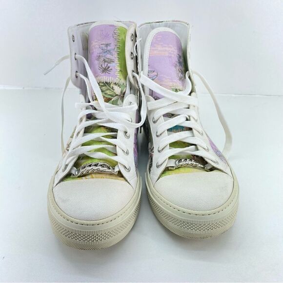 Amiri Hawaiian Reconstructed Sunset High Top Shoes Men size 45 (11.5) - Picture 1 of 10